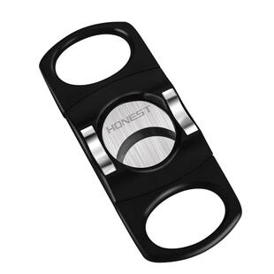 百诚雪茄剪刀剪烟器 双刃便携式锋利精品开孔雪茄刀礼盒包装