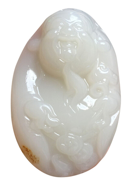 新疆和田玉知了蝉羊脂男女款原石