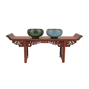 红木家具模型 红酸枝微缩家居实木条案 微型木质摆件琴桌条几供桌