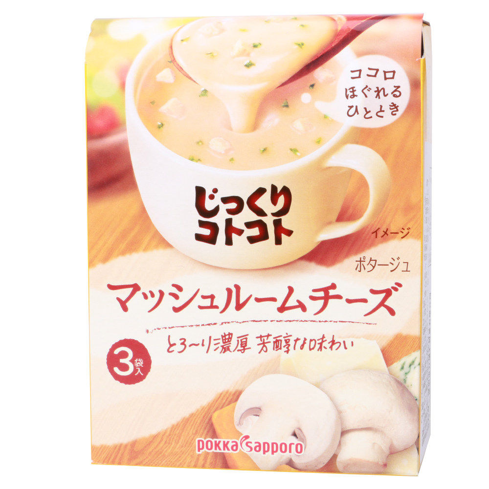 日本进口pokka奶油蘑菇速食汤