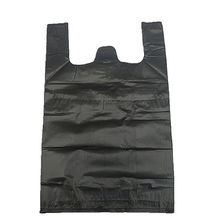 加厚大中小号垃圾袋黑色背心袋厨房家用塑料垃圾袋服装衣服打包袋