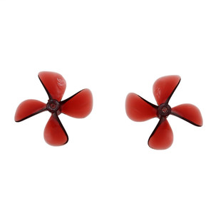 高强度60mm四叶全浸桨船模正反螺旋桨优质PC料打窝船拉网船渔船桨