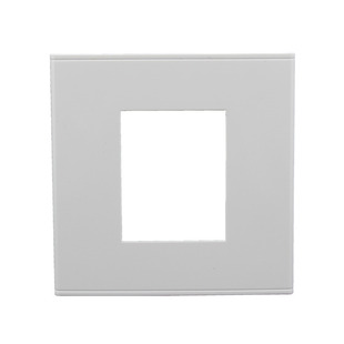 86型二位空面板弱电信息组合插座多媒体墙插面板双口空位空白面板