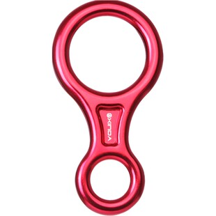 欣达户外8字环下降器缓降速降索降保护器登山攀岩装备45kN八字环