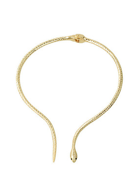 欧美夸张项链潮人简约女金色小