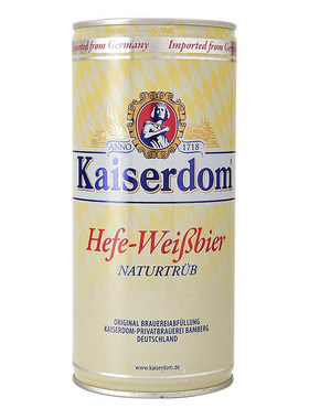 德国进口啤酒凯撒白原装1L12