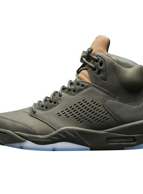 JORDAN5巅峰军绿纯白全黑
