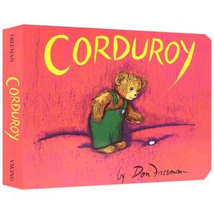 进口英文原版 Corduroy 小熊可杜罗汪培珽书单推荐绘本儿童启蒙阅读纸板书亲子睡前英语故事读物正版书2-6-8岁名家Don Freeman