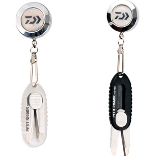 DAIWA/达亿瓦 PETIT RIGGOR NS 伸缩扣挂绳附剪刀 垂钓钓鱼易拉扣