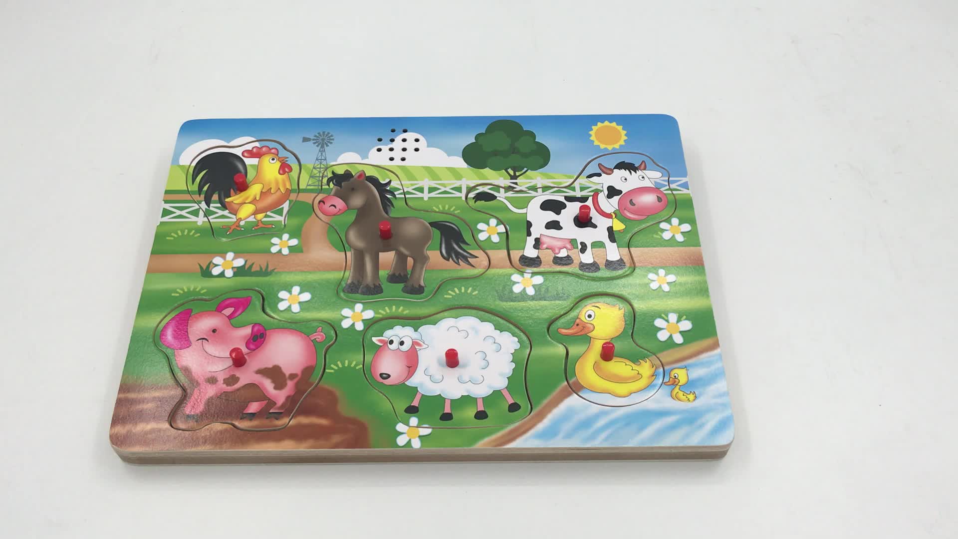 Farm Animals Sound Musical Puzzle Toys For Kids - Buy Musical Puzzle ...