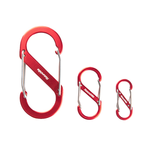 挪客户外铝合金S型登山扣钥匙挂扣水壶挂扣外挂扣铝合金安全扣包