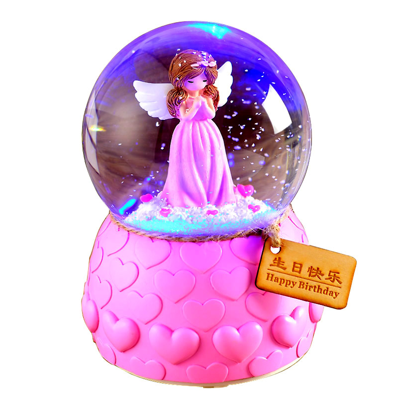 独角兽儿童节送朋友孩子水晶球