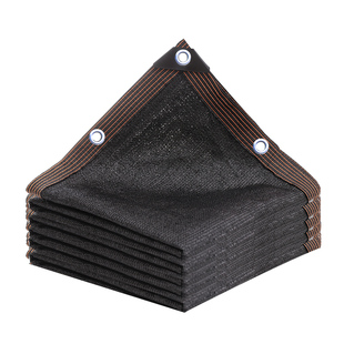 遮阳网加密加厚防晒网遮阴隔热家用庭院阳台楼顶遮光抗老化庶阳黑