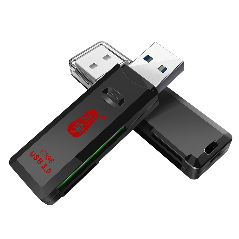 川宇 396 tf卡 sd卡读卡器迷你二合一 usb3.0 2.0高速多功能读卡器