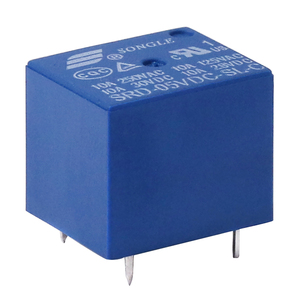 松乐继电器SRD-DC-SL-C 5脚 3/5/6/9/12/24/48V T73 10A 1组转换