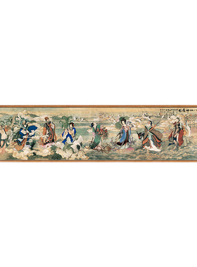 八仙过海图新中式客厅装饰画镇宅
