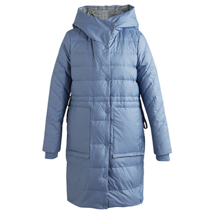 海兰丝短款羽绒服女简约通勤立领面包服时尚高端防寒外套