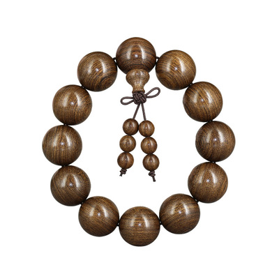 沉香手串念珠情侣饰品金丝檀木