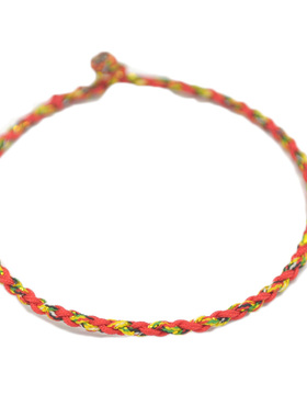 红色手工编织儿童端午节五彩绳