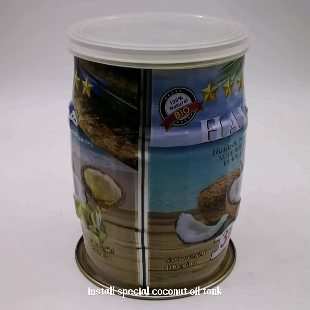 Install Special Coconut Oil Tin Can Coconut Milk Tank Beverage Cans