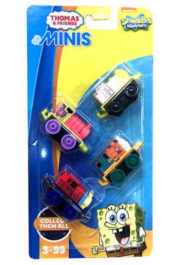 海绵宝宝mini男孩套装玩具托马斯