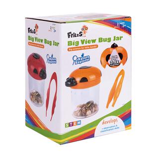 FritzS昆虫观察箱观察盒 儿童小手肌夹子镊子观察器捕捉科学玩具