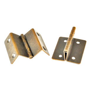 古铜隐形门合页仿古家具配件屏风合页CY19铰链木门用五金弯曲合页