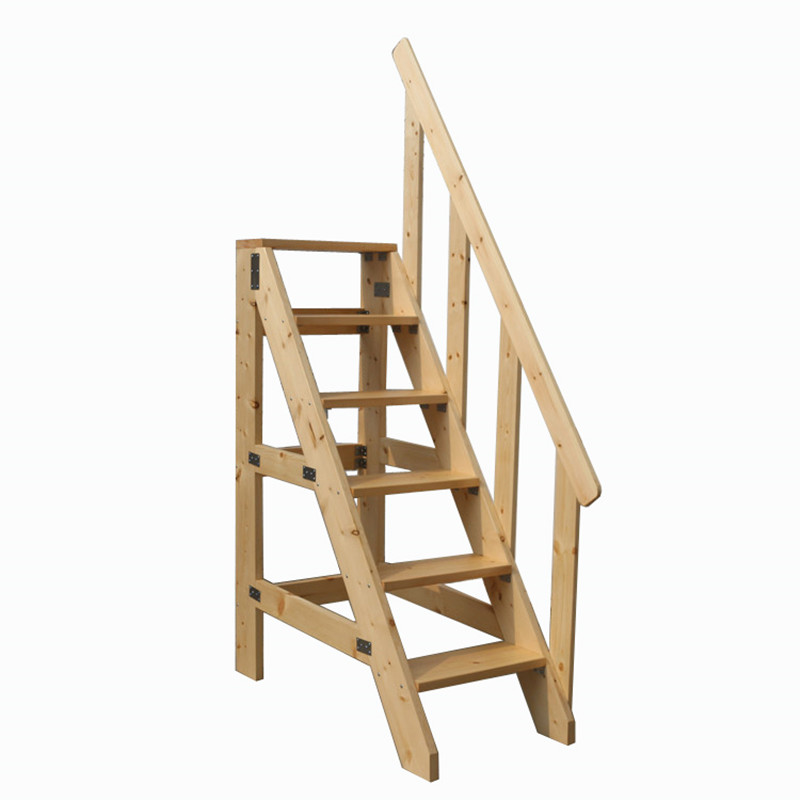 舞台梯合唱台演出梯子讲台阶单侧人字梯折叠拆装直梯阁楼实木楼梯