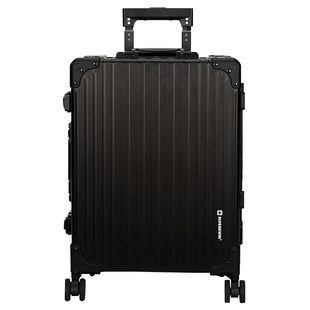 SUISSEWIN行李箱全铝镁合金拉杆箱商务旅行箱男登机箱女金属箱子