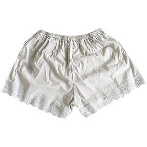 安全裤女 新款蕾丝花边薄打底裤外穿宽松防走光棉质三分裤 保险裤