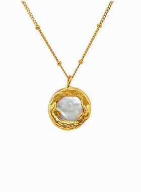 小众巴洛克天然短款项链现货饰品