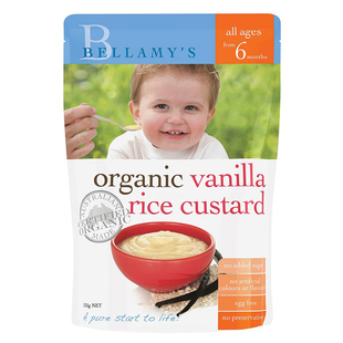 澳洲代购贝拉米婴儿宝宝辅食米粉天然高铁含钙锌铁袋装1段4-6个月