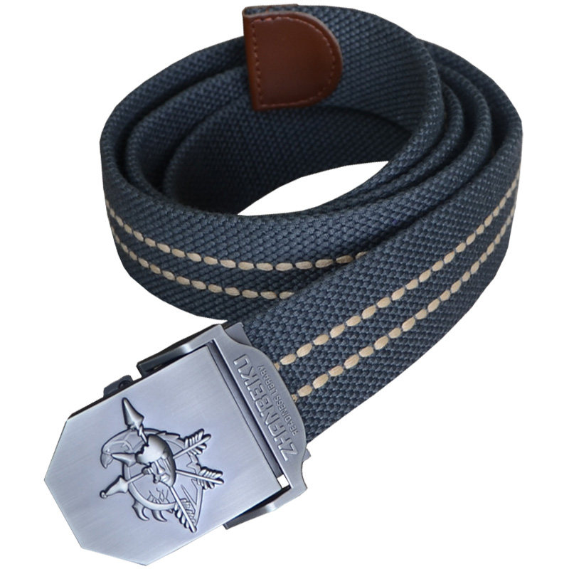 断码捡漏军训腰带胖子加长130cm加厚帆布休闲裤腰带肥佬登山皮带