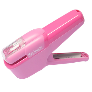 日本文具大赏KOKUYO国誉无针订书机harinacs压纹无钉订书器学生免钉安全省力型无订便携手握式无痕空气订书机