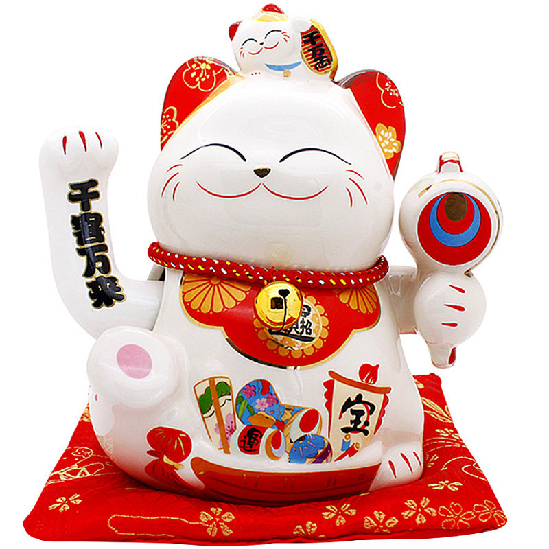 开业招财猫金石工坊摇手猫