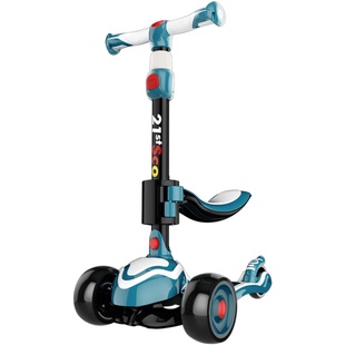 21st scooter滑板车儿童3-6小孩踏板滑滑车三合一可坐1-3岁溜溜车