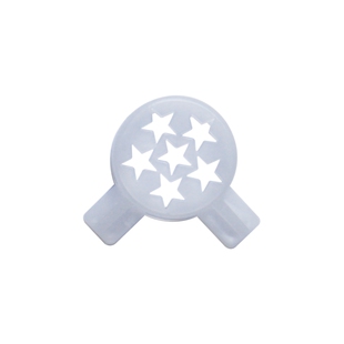 适配蜜雪冰淇淋机配件冰激凌机出料口花嘴六角星东贝造型帽魔术头