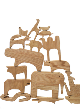 果园智造经典北欧风格积木礼物