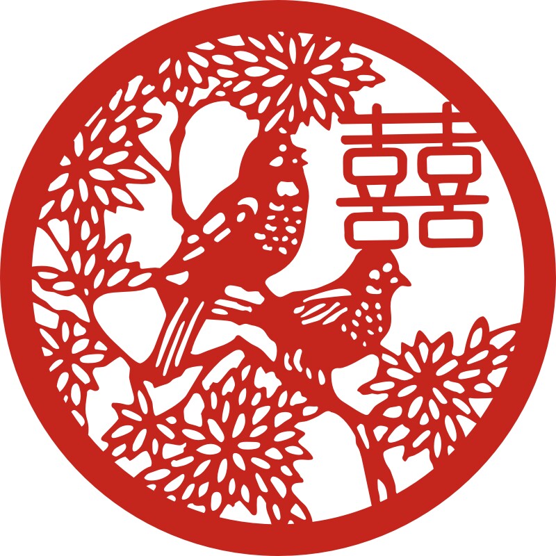 无纺布双喜字贴结婚大喜婚庆装饰