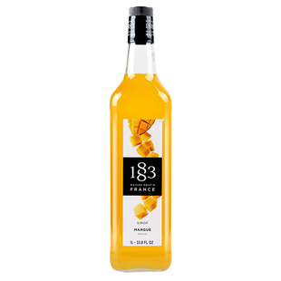 法国进口 1883露田芒果风味糖浆/芒果果露1000ml 调咖啡鸡尾酒