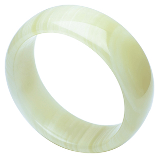 天然陕西蓝田玉手镯缠丝玉手镯冰种正品送妈妈送女友A货玉石女款