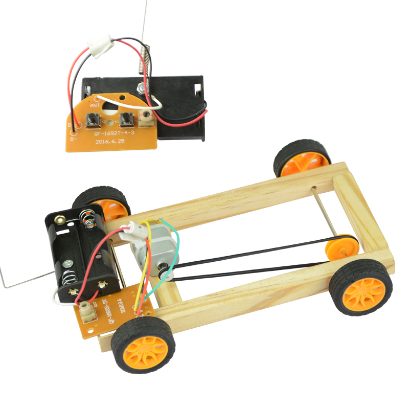 科技制作小发明通用技术手工汽车制作材料自己组装遥控车diy套件