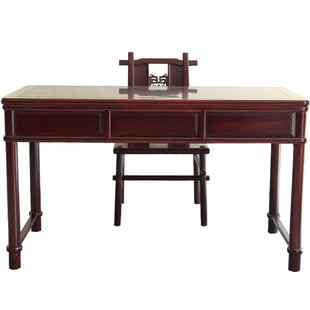 红木家具实木写字台椅子酸枝木学习桌写字书桌中式办公家具套装