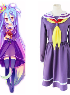 游戏人生no game no life妹妹白cos服 漫展年会派对cosplay服装女