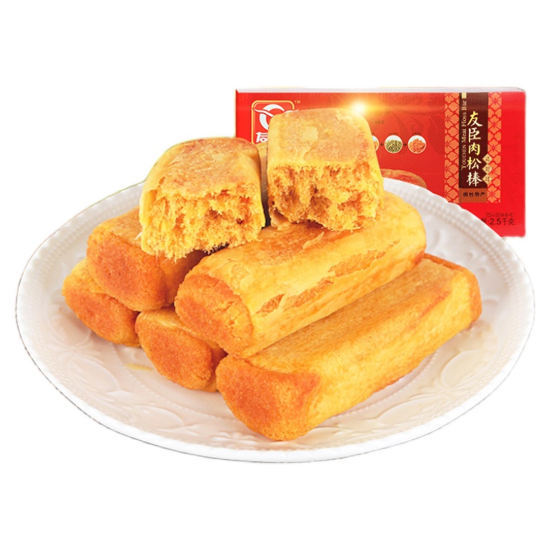 友臣正宗500g肉松棒营养早餐肉松饼