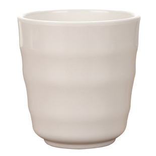 白色防摔密胺杯子商用仿瓷餐具水杯茶杯火锅店饭店创意塑料杯树脂