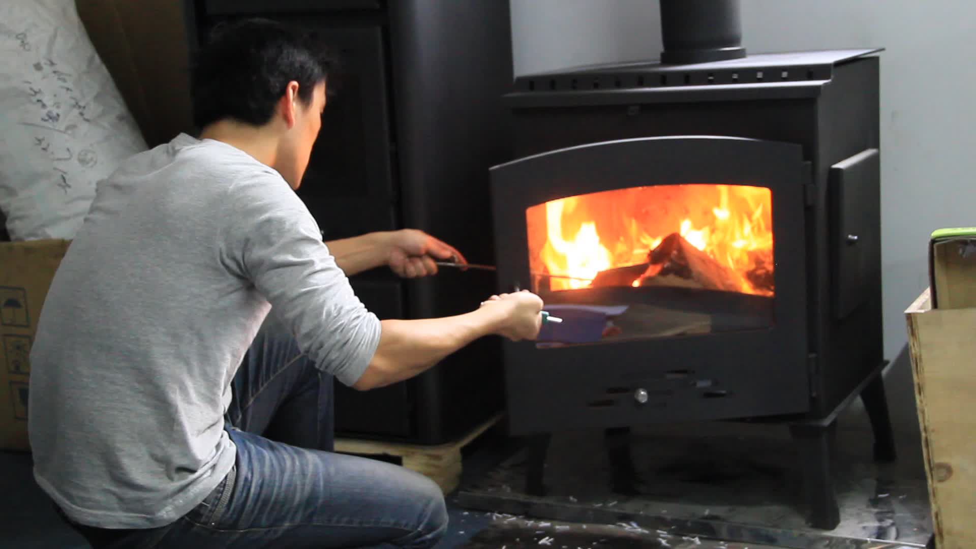 Model Wm k 100glcb Indoor Freestanding Woodburning Fireplace Buy