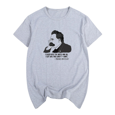 尼采德国哲学家女装短袖T恤