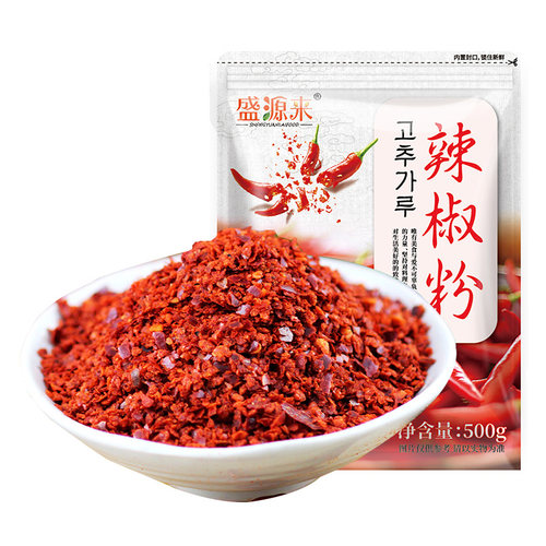 韩式中粗辣椒粉粗韩国泡菜专用面做腌辣白菜用调料腌制配料淹料酱