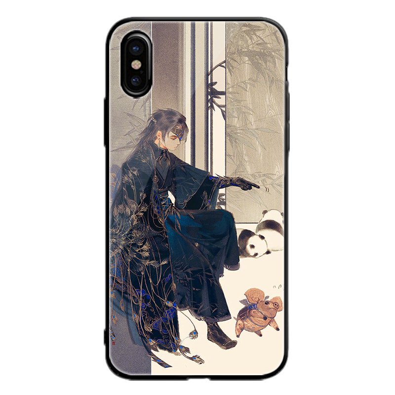剑网三适用于iPhoneX苹果6 plus手机壳7P古风R15/r17小米8玻璃壳9